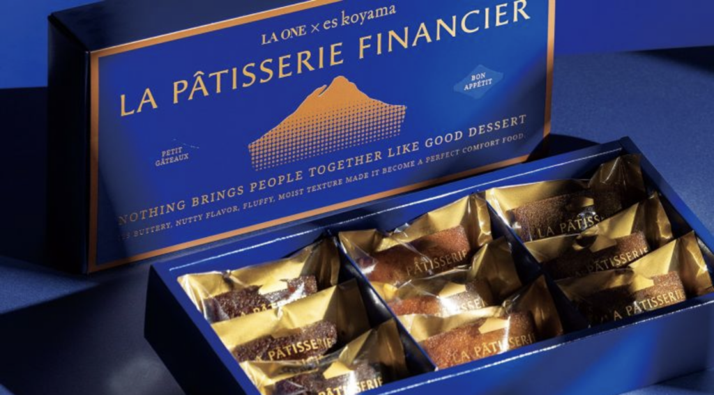 日本甜點大師小山進與簡天才合作，在LA ONE烘焙品牌推出限量版「小山進費南雪禮盒」，7月中開賣。