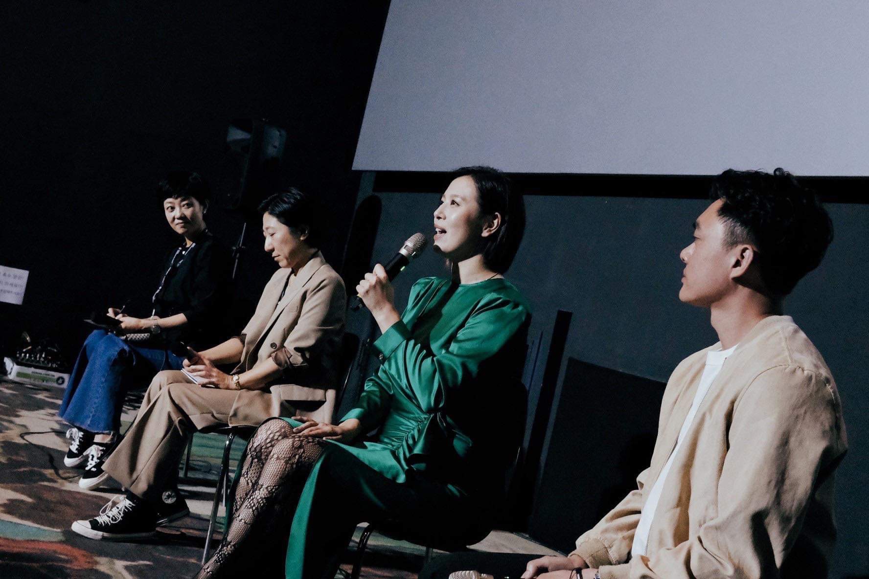 劉品言前往《莎莉》釜山影展世界首映。