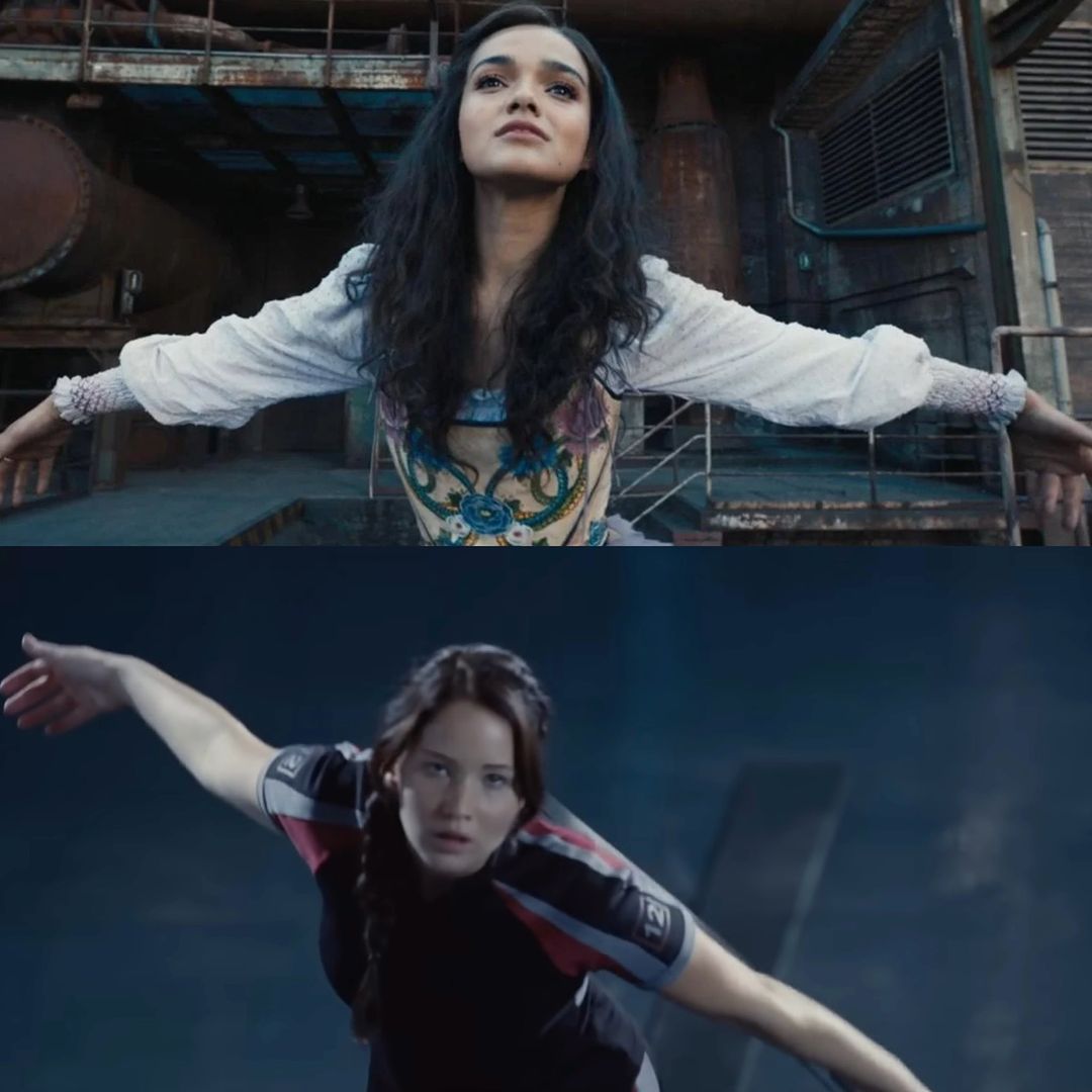 露西格雷的鞠躬姿勢致敬了凱妮絲。（圖片來源：garageplay.tw/IG）