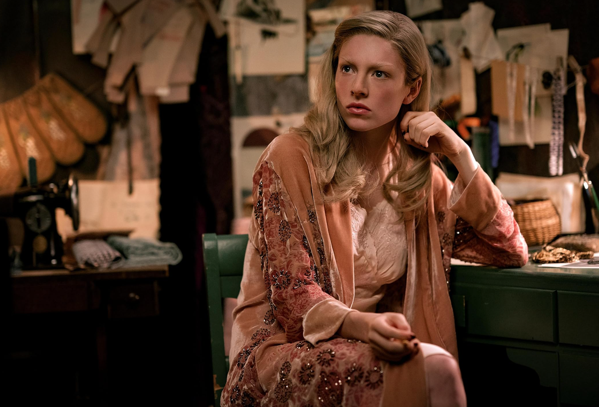 杭特薛佛飾演科利奧蘭納斯的堂姊「提格莉絲」。（圖片來源：IMDb）