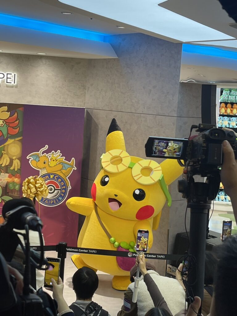 台灣寶可夢中心開幕。（圖片來源：迷迷音memeon 攝影）