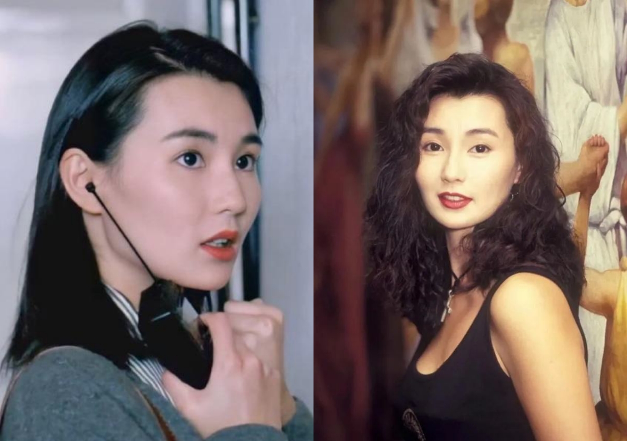 張曼玉舊照。（圖片來源：Weibo）