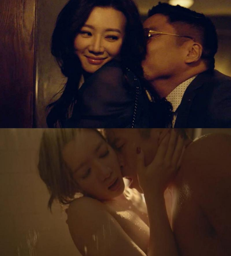 李杏在《樓下的房客》電影中和莊凱勛有長達8分鐘的裸露激情戲。（圖片來源：IMDb）