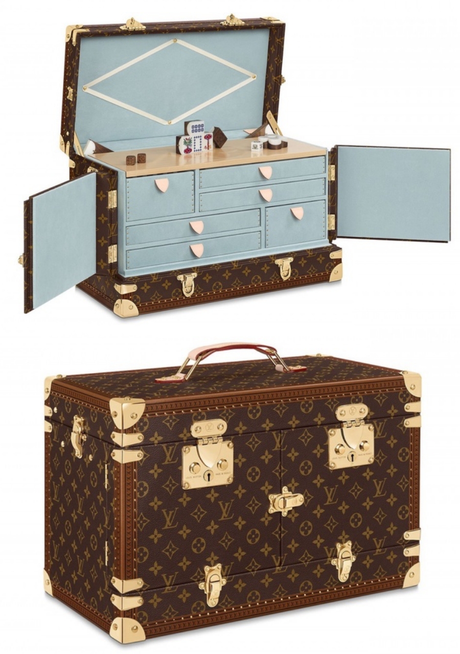 Louis Vuitton 行李箱麻將組。（圖片來源：Louis Vuitton ）