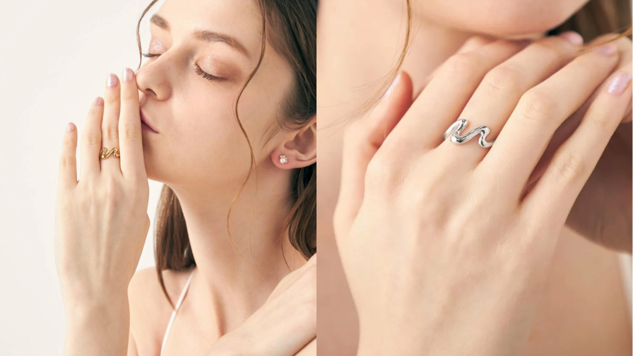 日本輕珠寶品牌「ete」看準龍年到推出流線型耳扣與戒指（圖片來源：ete 官網）