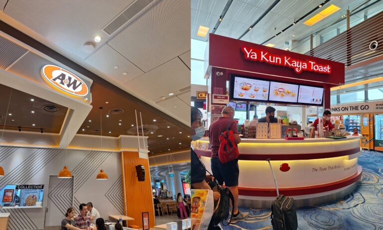 新加坡機場禁區內也有新加坡美食亞坤可以吃。（圖片來源：azukinanana提供）