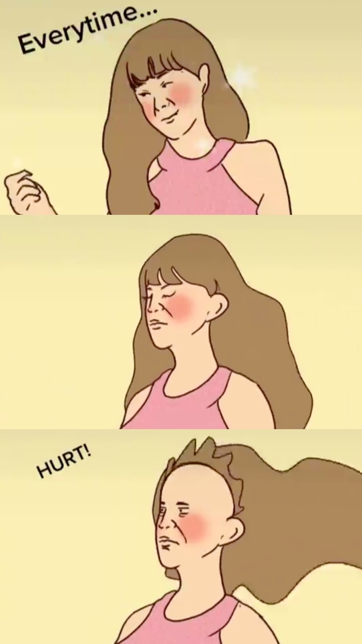 插畫家畫出女生們一秒煩躁的日常瞬間。（圖片來源：IG@chiemminhpage）