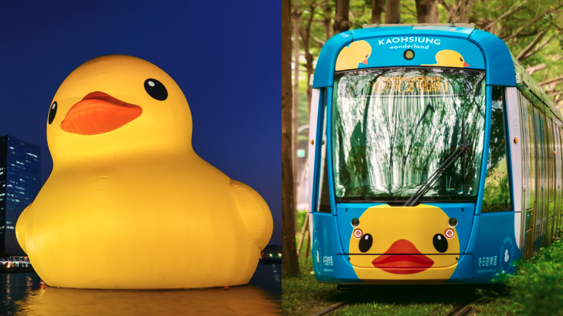 今年「高雄燈會」攜手黃色小鴨，讓整座城都變可愛了（圖片來源：高雄旅遊網 FB）