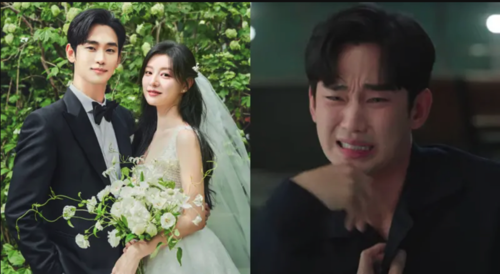 ▲韓劇《淚之女王》由金秀賢（右）、金智媛主演，2人飾演結婚3年的夫妻。（圖／Netflix）