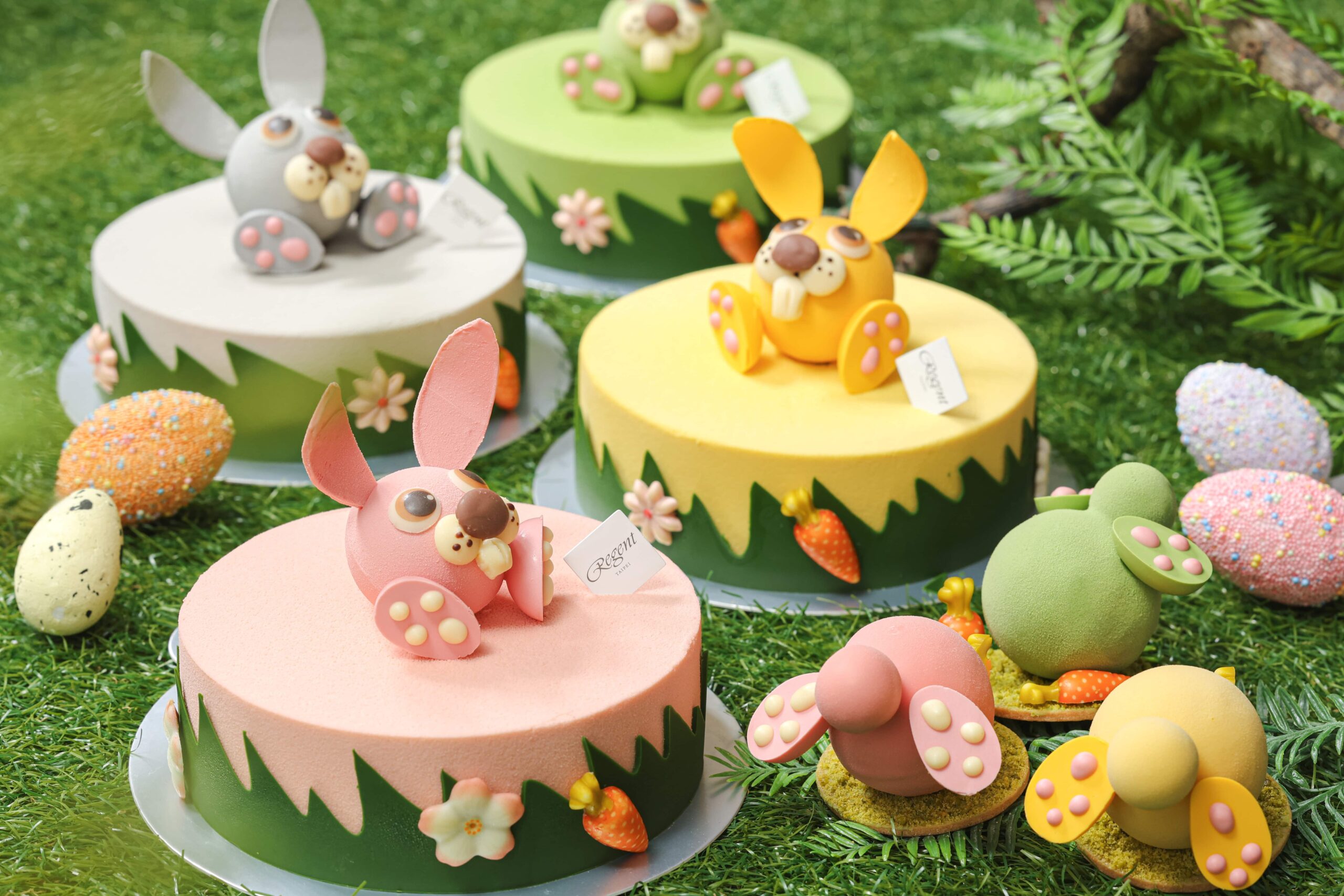 順應復活節，推出兔子造型蛋糕（圖片來源：台北晶華）