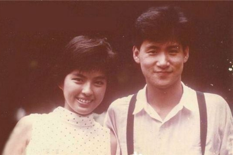 張學友和羅美薇 1986 年相戀。（圖片來源：Weibo）