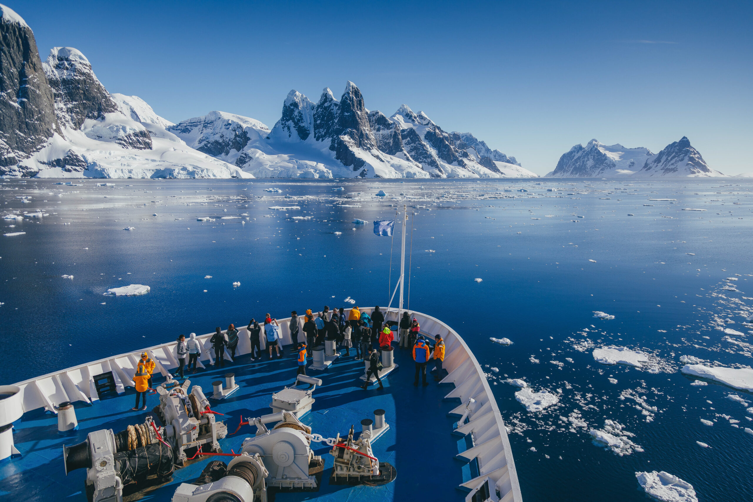 南極參加遠征船探險。（圖片來源：Quark Expeditions）