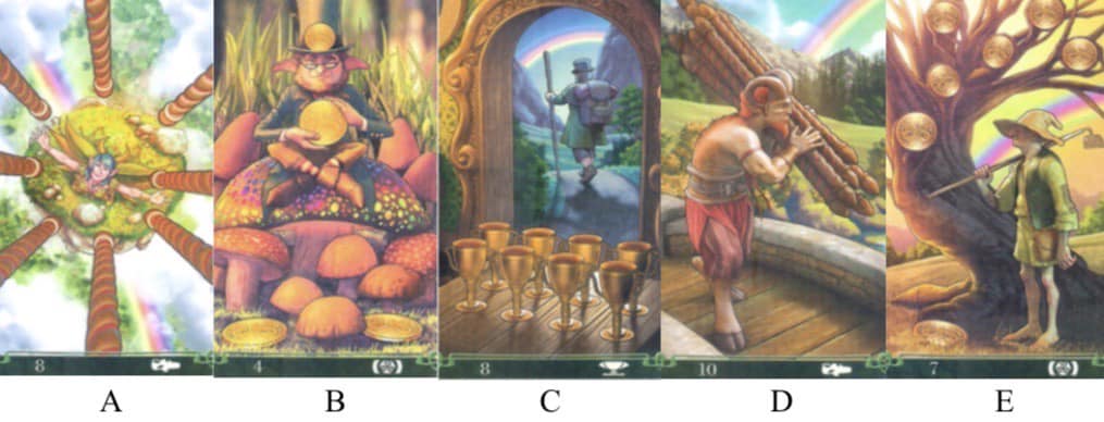 塔羅牌圖作者：Davide Corsi, Jaymi Elford（Tarot at the End of the Rainbow），圖片來自小孟老師臉書