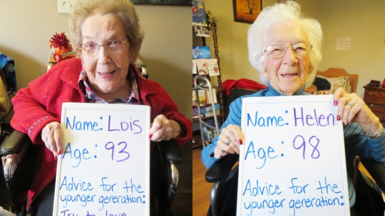 療養院「10位奶奶爺爺」的人生建言，滿滿智慧與溫暖。（圖片來源：FB@Wheatland Manor）