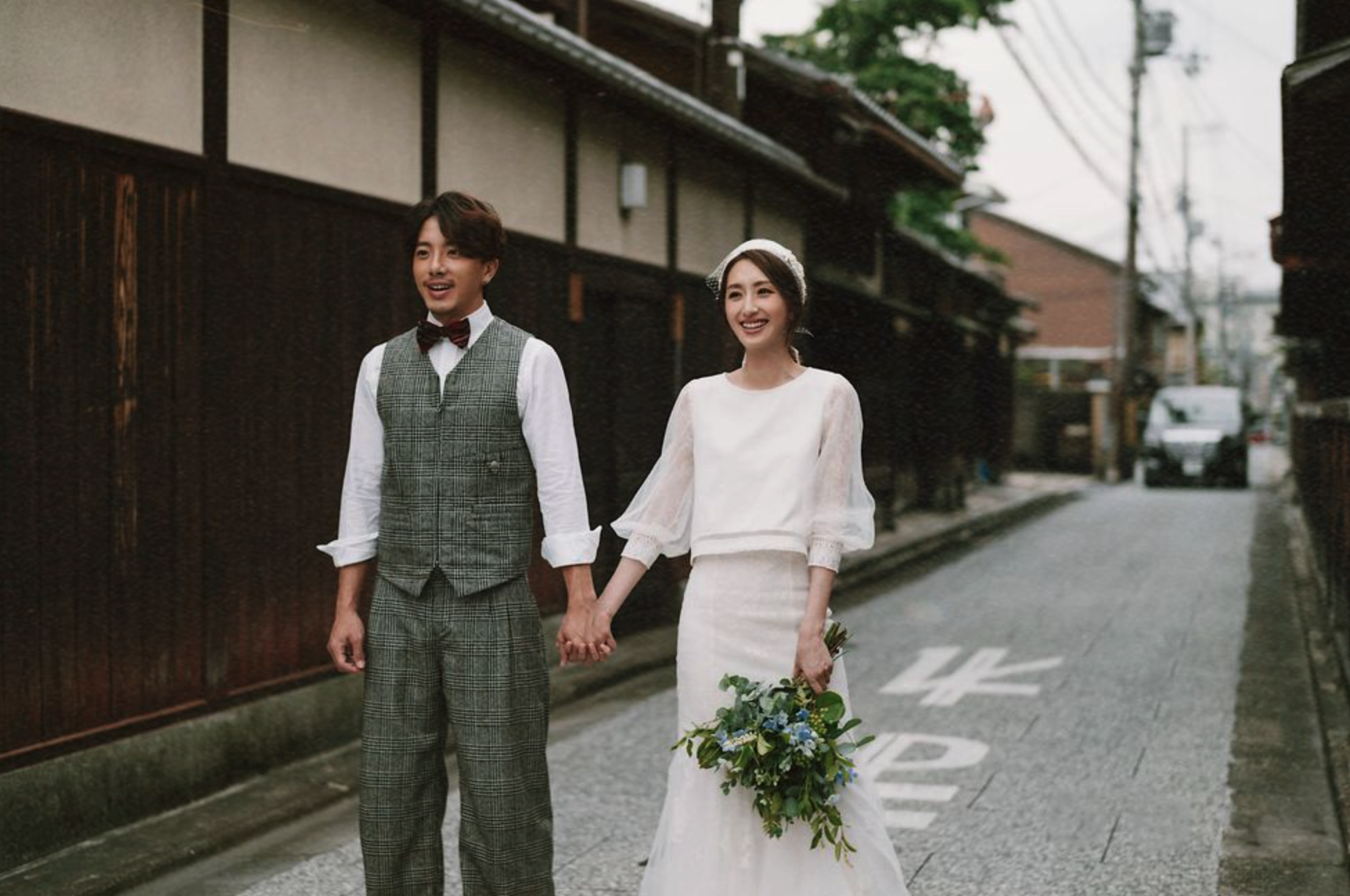柯佳嬿、坤達遠赴京都拍攝婚紗照（圖：有聲娛樂）
