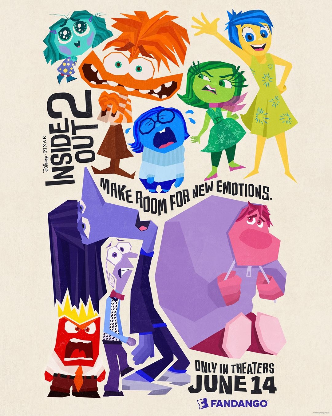 《腦筋急轉彎2》職場角色心理測驗。(圖片來源:IG@pixar)