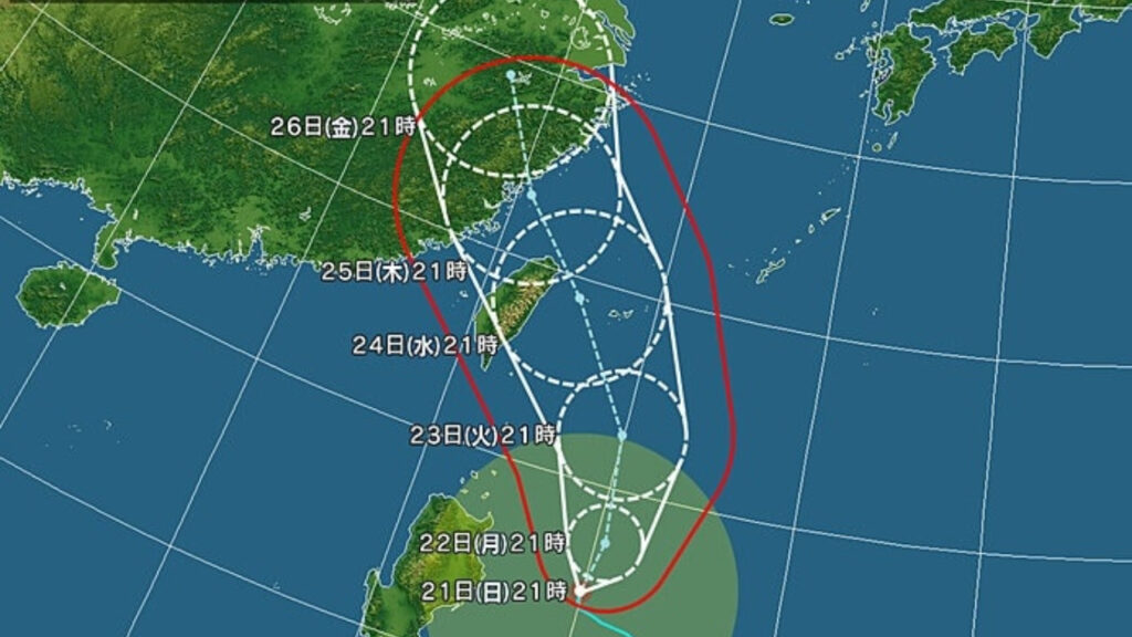 凱米颱風恐成強颱？路徑神似「這強颱」專家指週三最靠近台灣（圖：觀氣象看天氣）