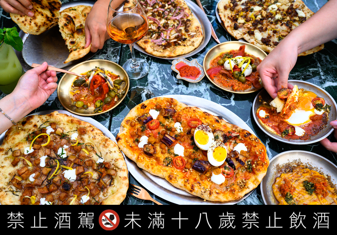 風味豐富的耶路撒冷美食，台中就能吃到（圖：Pizza Hamsa）