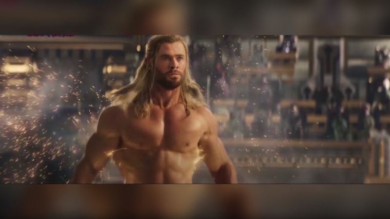 ▲克里斯漢斯沃扮演的大肌肉英雄「雷神索爾」，也會回歸《復仇者聯盟5》。（圖／翻攝自YouTube）