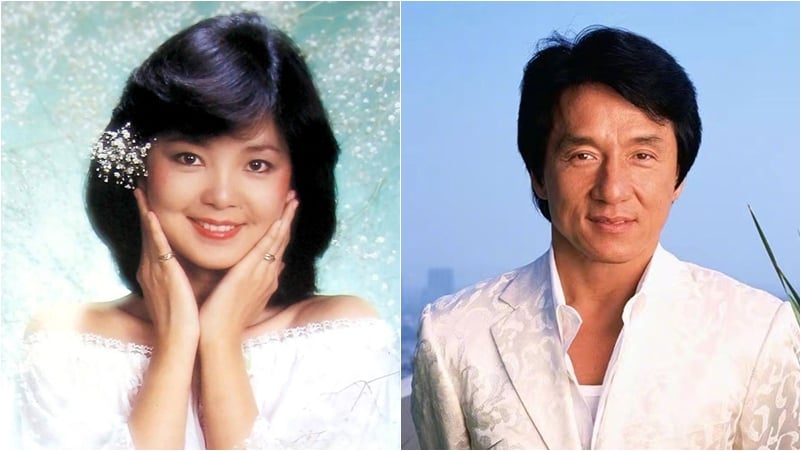 鄧麗君和成龍曾有一段情。（圖片來源：網路、成龍微博）
