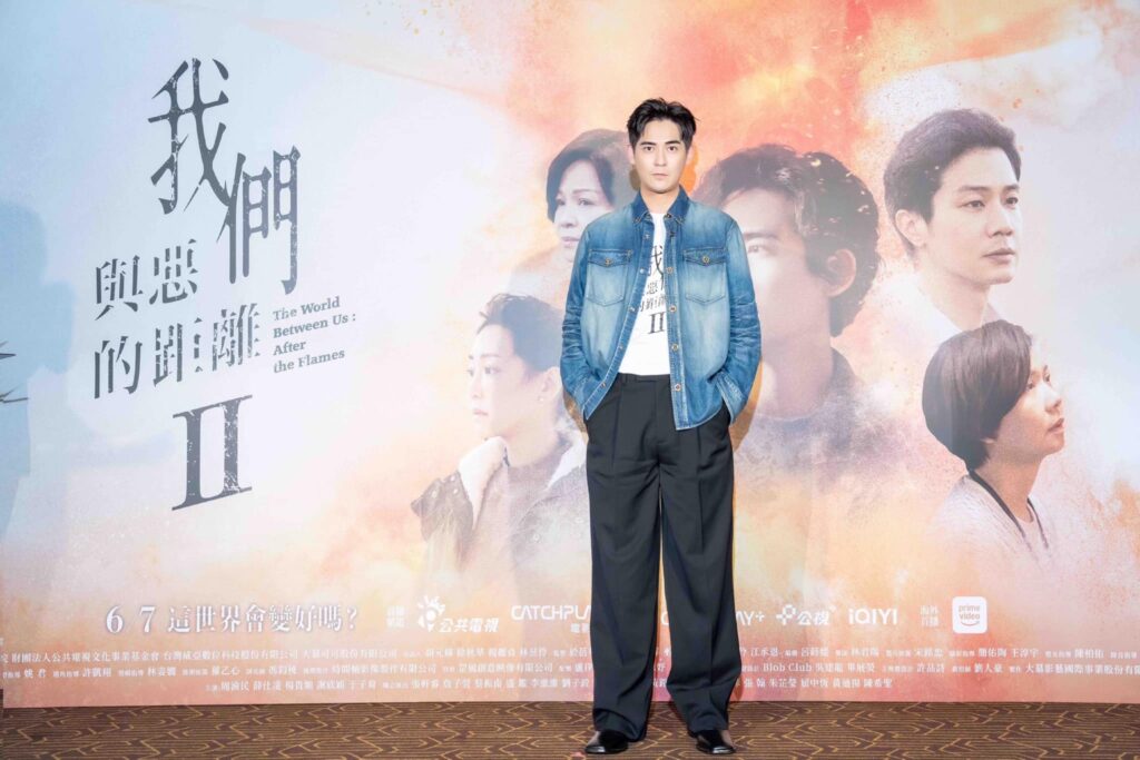 周渝民出席《我們與惡的距離2》宣傳活動。（圖片來源：周渝民臉書）