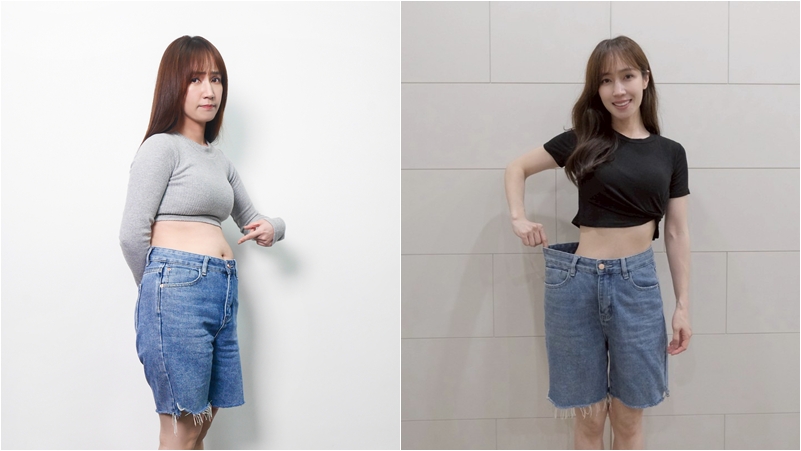 小薰成功甩肉7公斤。（圖／美体專科）