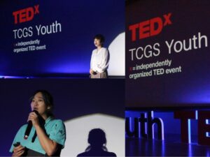 本屆TEDxTCGS Youth年會嘉賓講者HOM(上)、許荏涵(下)。(TEDxTCGS Youth提供)