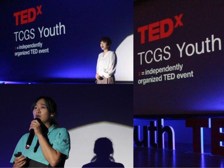 本屆TEDxTCGS Youth年會嘉賓講者HOM(上)、許荏涵(下)。(TEDxTCGS Youth提供)