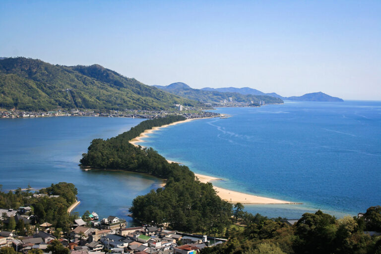 日本三大景之一的天橋立