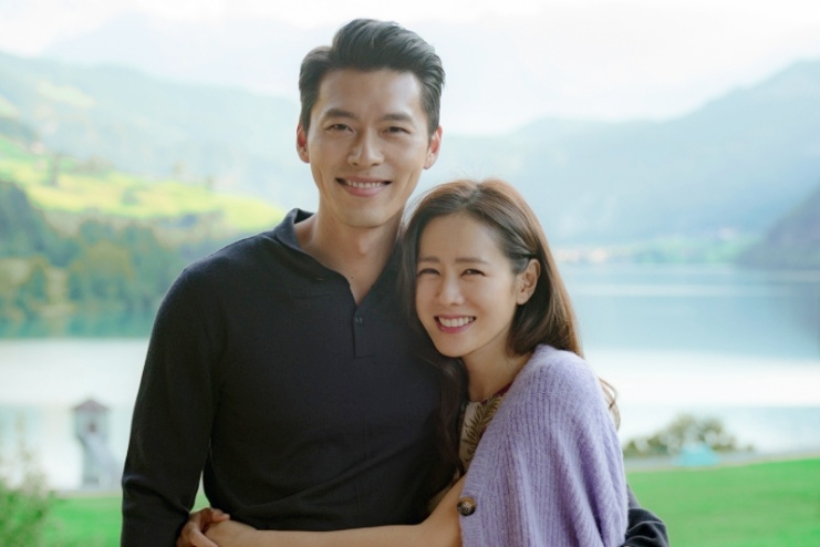 玄彬和孫藝真因合作《愛的迫降》定情。（圖片來源：tvN）