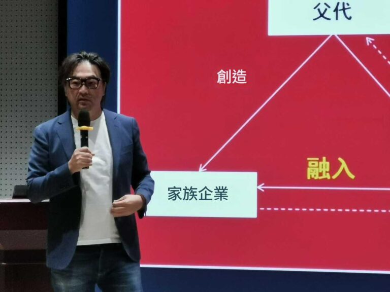 兩代之間從滲透與融入兩個面向,家族傳承的人性因子。(圖/黃至堯博士)