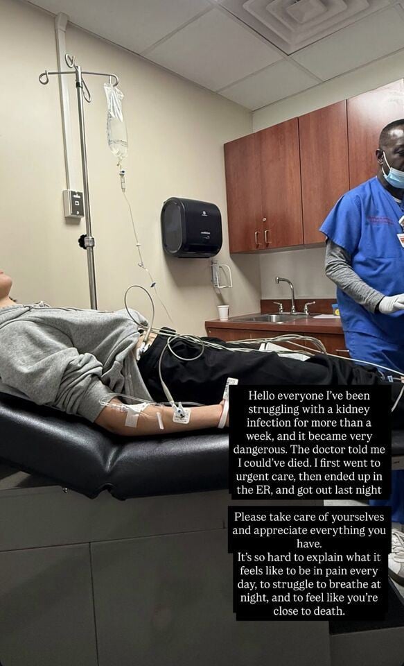 黃懷萱一度病況危急，還被醫師判斷「可能會死」。（圖片來源：IG edelyn_o.o）