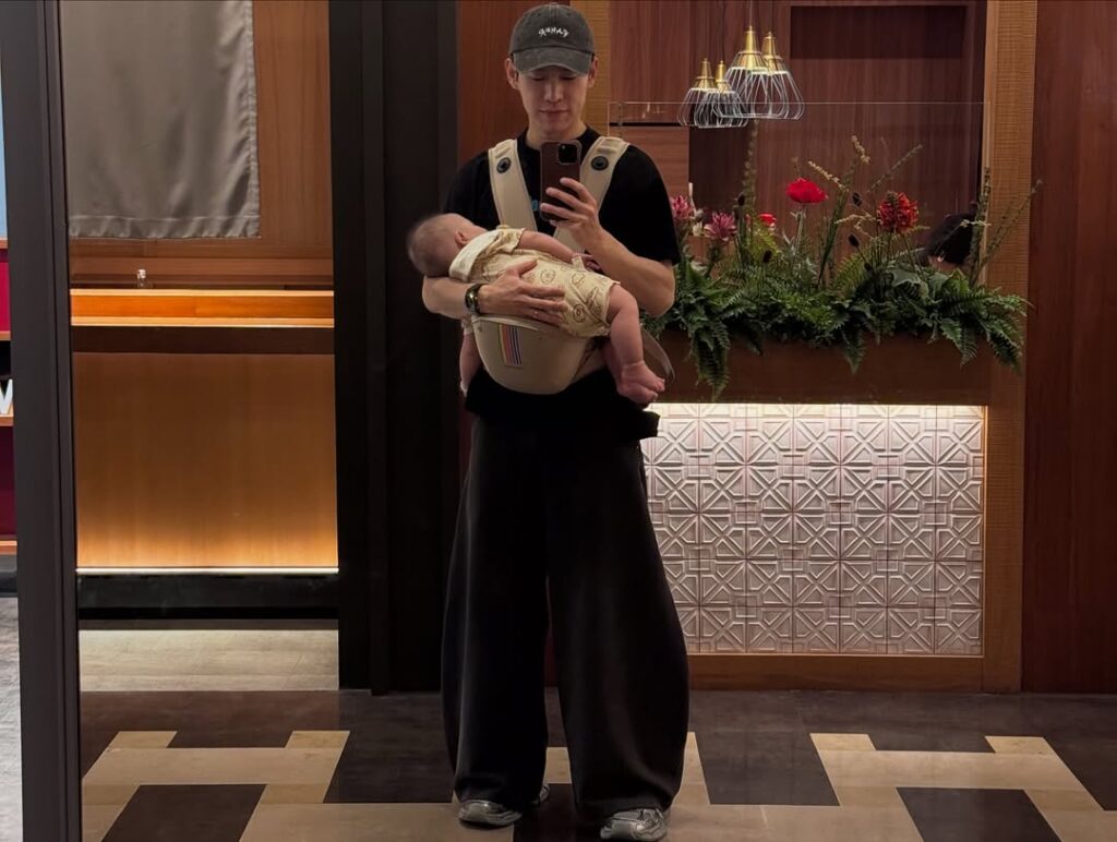 張書豪擔任寶寶的主要照顧者，沒想到孩子並未因此比較信賴他。（圖片來源：IG bryanchang1988）