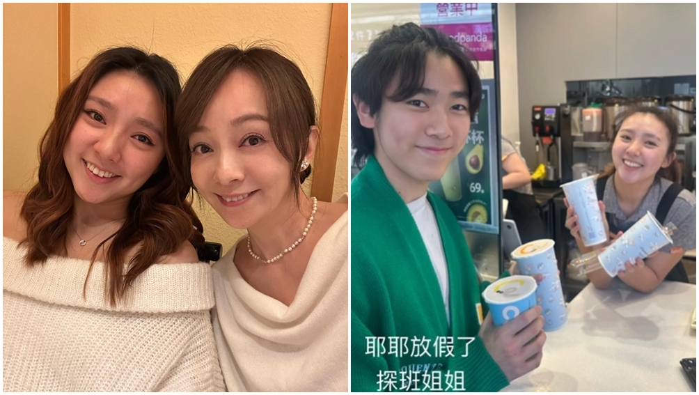 季芹女兒樂樂開始到飲料店打工。（圖片來源：臉書 王仁甫和季芹之永遠的芹仁）