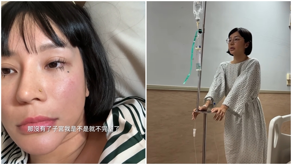 梁云菲術後忍痛復健，也花時間跟自己對話。（圖片來源：IG nanaliangbadgal）