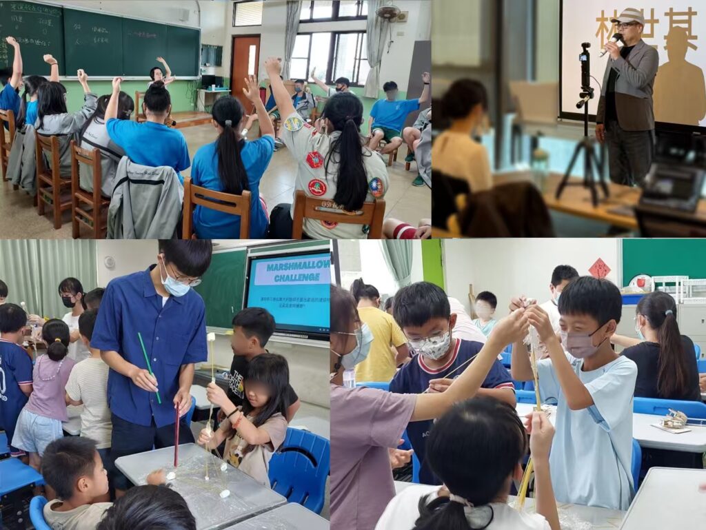 協會創辦人林世其(左上)、攜手守護孩子的學習路,讓陪伴成為改變的開始。(圖/海博教育文化協會提供)