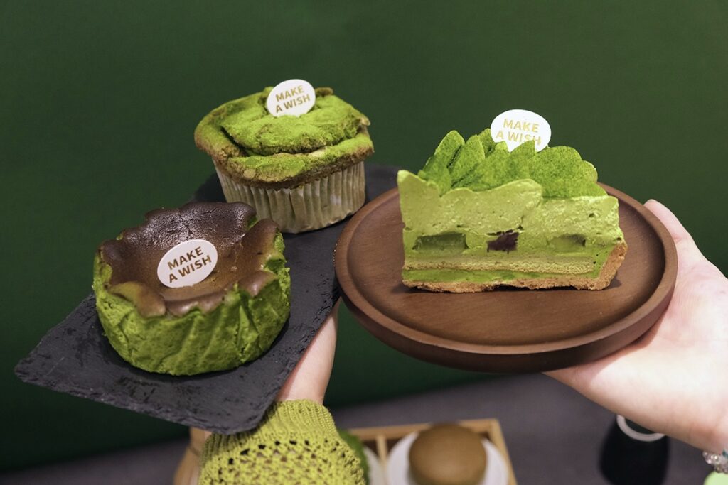 亞尼克宇治抹茶系列甜點應援春日追花潮。（圖／亞尼克）