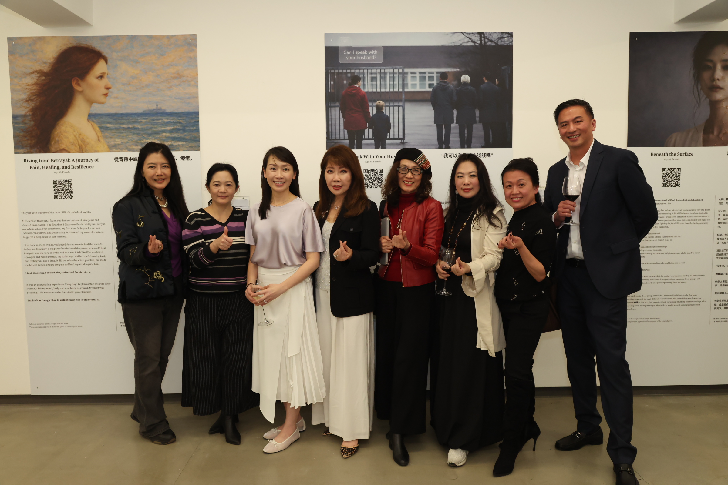 《Through My Eyes》我的視界展覽，3月13日正式開幕，吸引許多民眾與政商名流前往參觀，好評不斷。（圖／創始策展人蔡理薇(Valerie Tsai)提供）