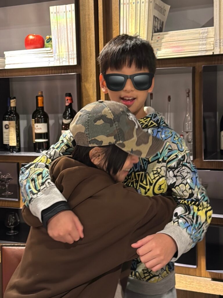 徐若瑄被兒子感動到幾乎說不出話。（圖片來源：臉書 徐若瑄 Vivian Hsu）