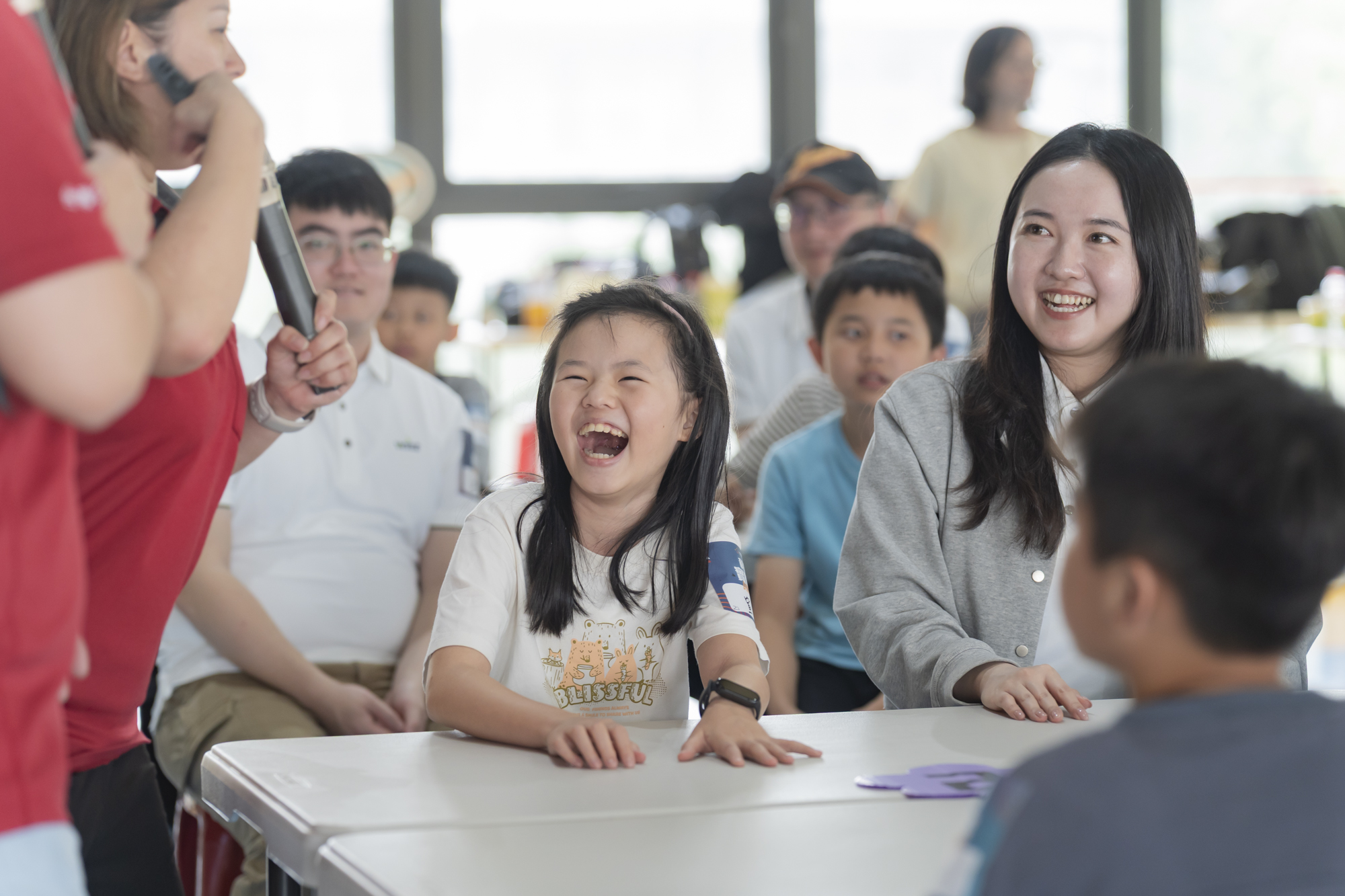 圖/團隊精心設計了「台積電科普實驗室 Action!」課程。課程內容由淺入深。(台積電慈善基金會 提供)