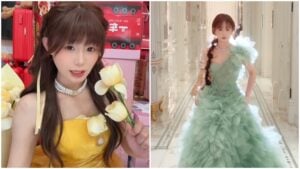 安靜公主因熬夜導致內分泌失調，停經9個月。（圖片來源：抖音 安靜.公主）