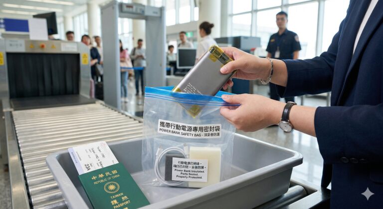 行動電源安檢規定日趨嚴格(圖片:AI生成/楓演科技提供)