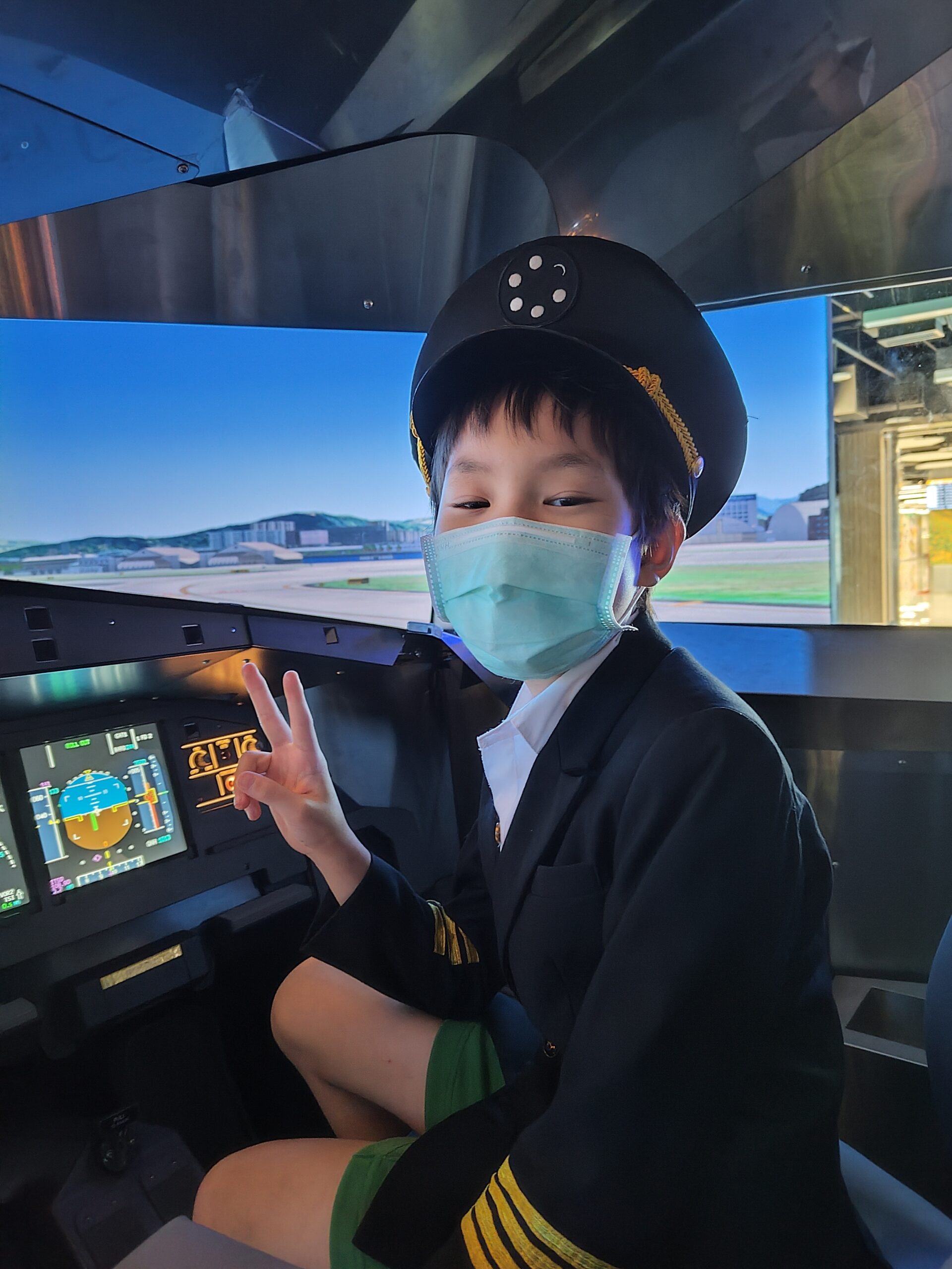 小小機長模擬機飛行體驗(圖：沅星航空)