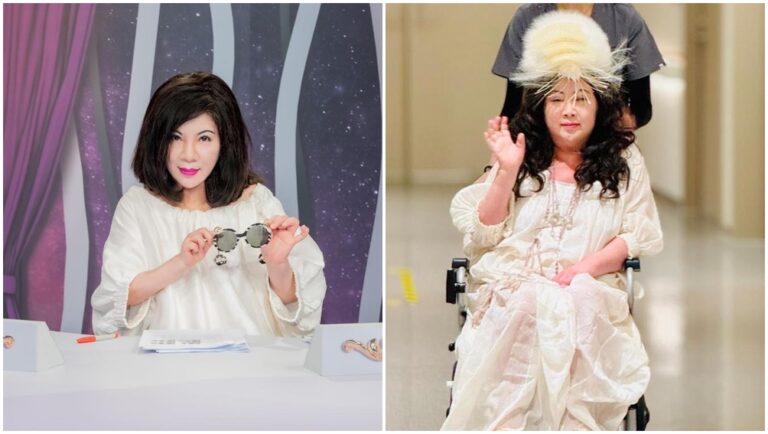 陳文茜因抗癌發胖，自嘲「外貌如媽祖娘娘的腫像」。（圖片來源：FB 文茜的世界周報 Sisy's World News）