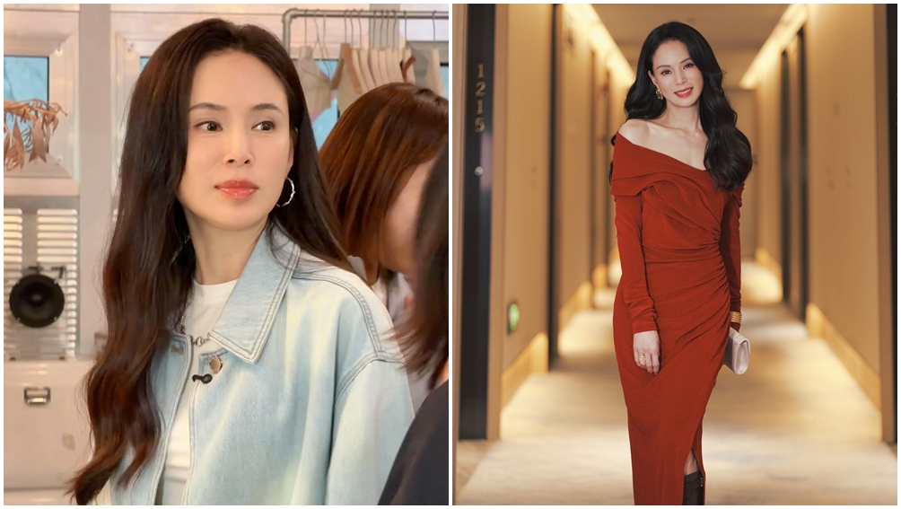 李若彤59歲仍有一頭烏黑豐厚的秀髮。（圖片來源：微博 李若彤）