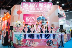吉祥物化身最佳代言人為新北館揭開序幕(圖/新北市政府)