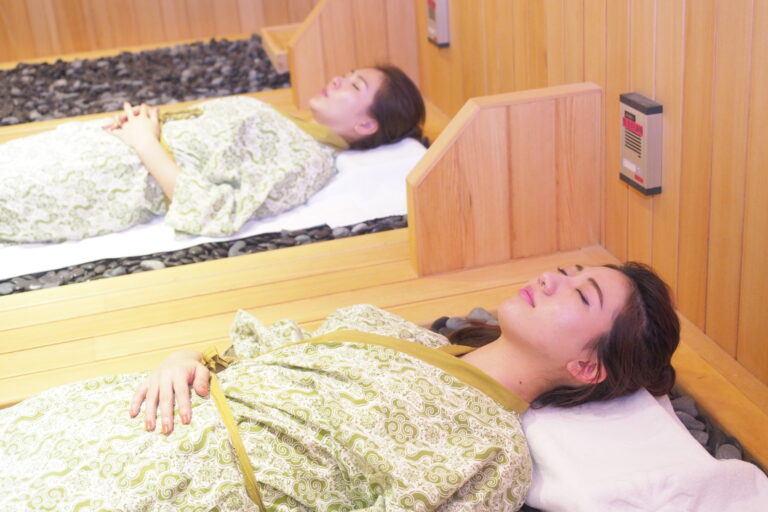 引進自日本玉川的「二階段岩盤浴」(圖/日月潭馥麗溫泉大飯店)