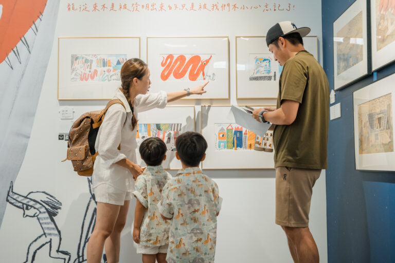 圖/從踏入展區的那一刻起，想像就開始發光，帶領孩子一起發揮想像力。(翡冷翠文創 提供)