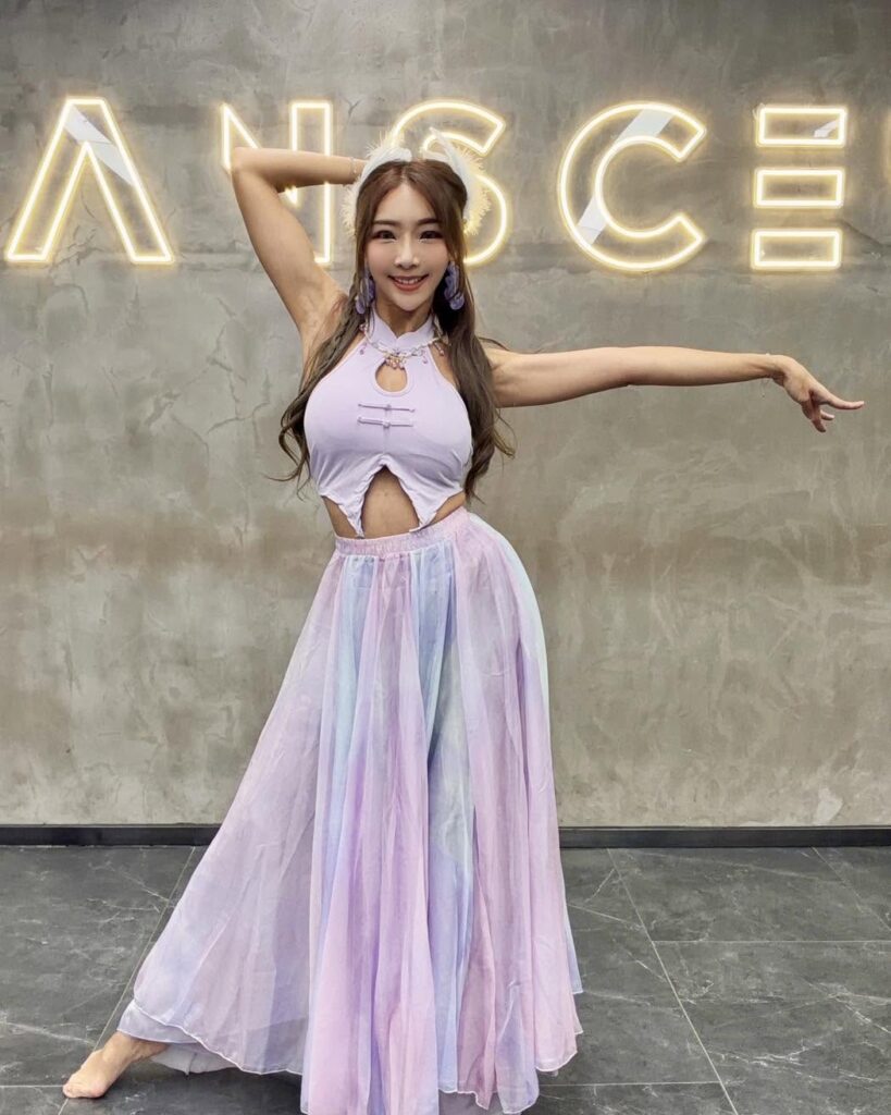 李宓平時有固定運動的習慣。（圖片來源：FB 李宓Mina）