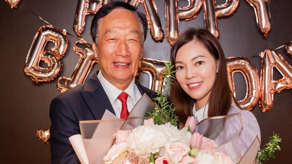 郭台銘、曾馨瑩因練國標舞牽起緣分。（圖片來源：IG hsin_ying_tseng）